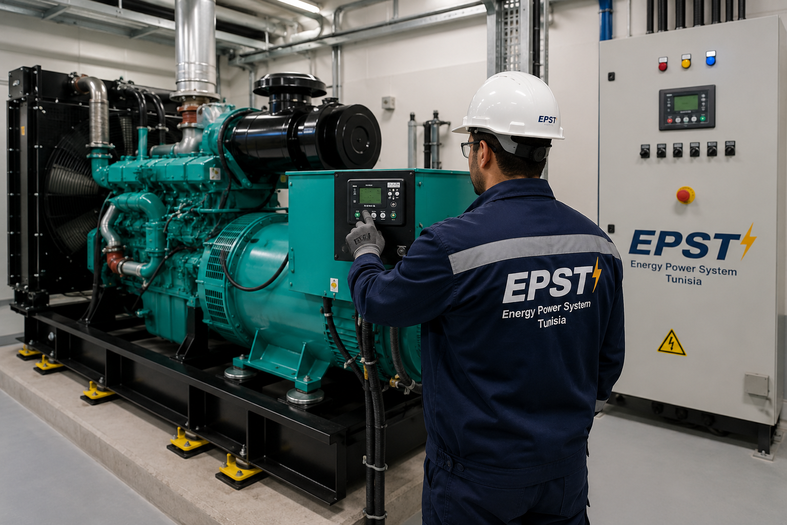 Installation groupe électrogène Tunisie